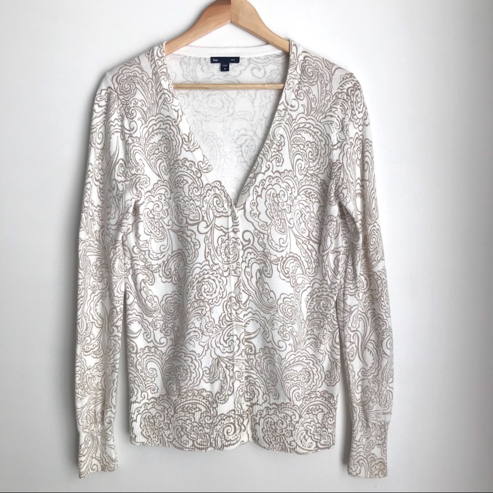 Gap Factory paisley print cardigan